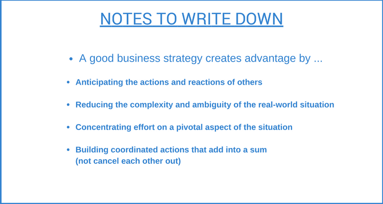 Business Strategy Notes