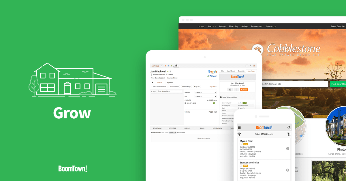 BoomTown Grow | Real Estate Software for Small & Mid-Sized Teams