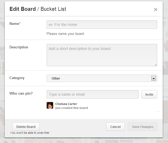 Pinterest for Real Estate Descriptions and Categories