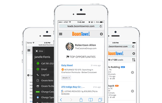 BoomTown's Mobile CRM